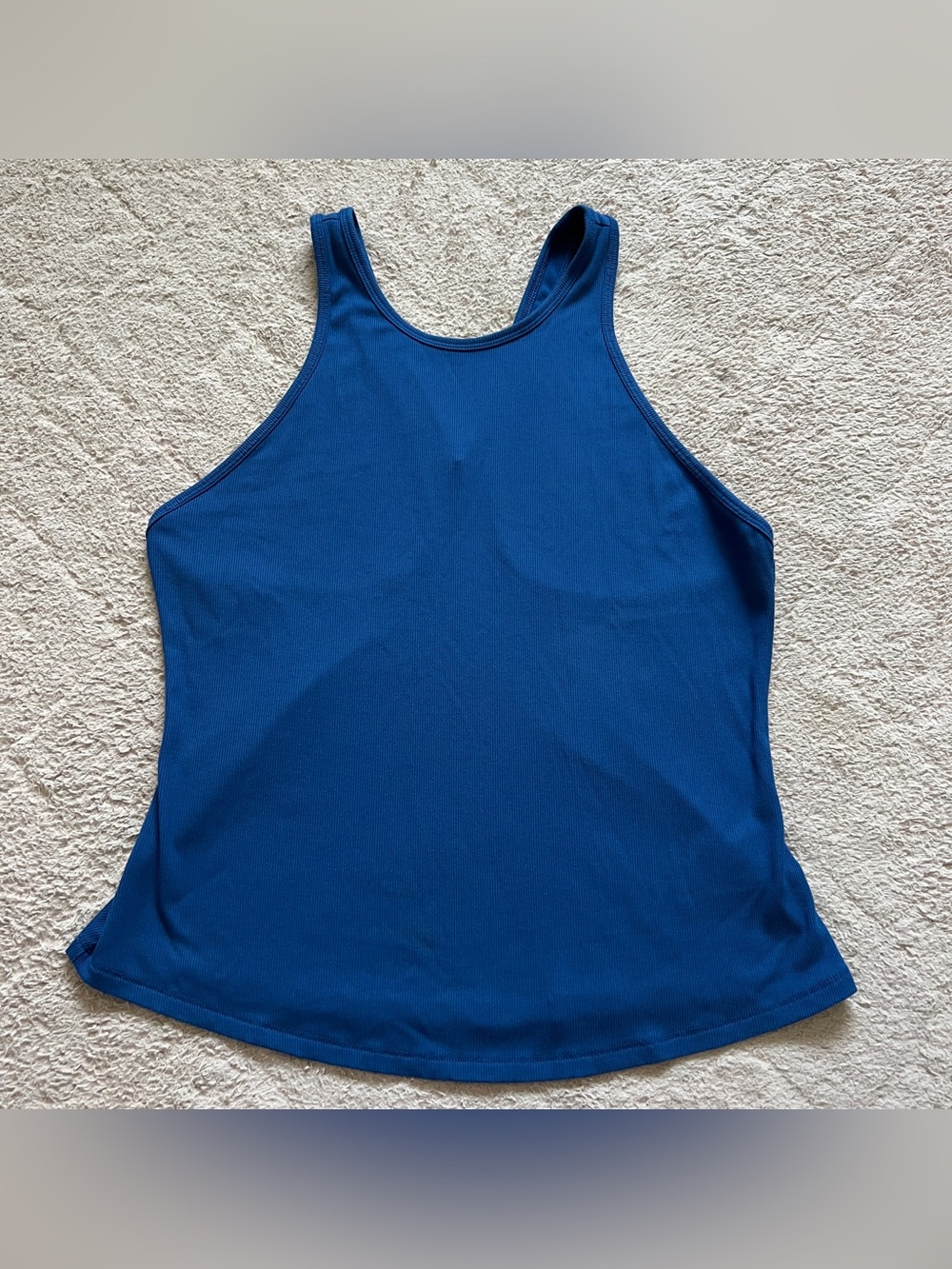 Athleta Ribbed Tank Top Workout Gym Sporty Athleisure Running Yoga Pilates Sz L